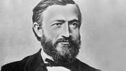 Ein Porträt des Physikers und Erfinders Philipp Reis, um 1870. © dpa picture alliance 