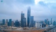 Blick auf die Skyline von Riad. © picture alliance/dpa/Saudi Press Agency 