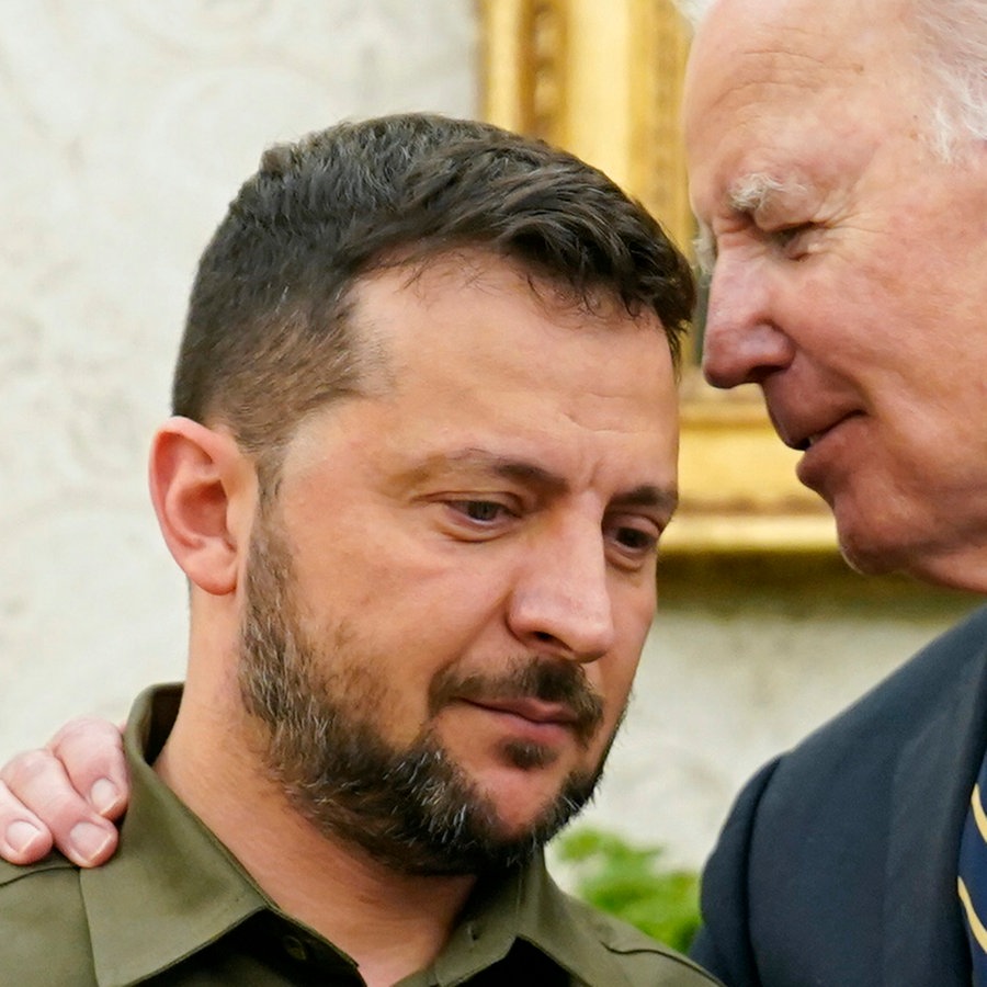 Joe Biden trifft Wolodymyr Selenskyj im Oval
Office des Weißen Hauses. © picture alliance Foto: Evan Vucci