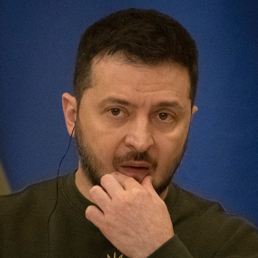 Der ukrainische Präsident Wolodymyr Selenskyj © AP/dpa Foto: Efrem Lukatsky