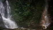 Die Wasserfälle aus dem Intag Tal.  Foto: Maria Sturm