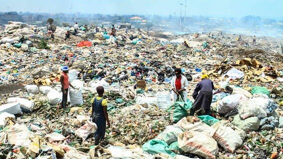 Müllsucher in Nairobi. © dpa picture alliance Foto: James Wakibia