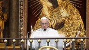 Papst Franziskus bei einem Besuch in Vilnius (2018) © picture alliance Foto: Andrew Medichini