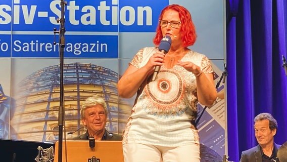 Anny Hartmann im Forum in Peine am 31.10.2021. © NDR Foto: Jenny von Gagern