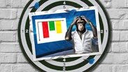 Eine Bildmontage zeigt einen Affen, der sich die Haare rauft. Im Hintergrund sind rot, grün und gelbe Balken wie aus einer Hochrechnung, die nach unten weisen. © Stable Diffusion/Tagesschau Foto: N.N.