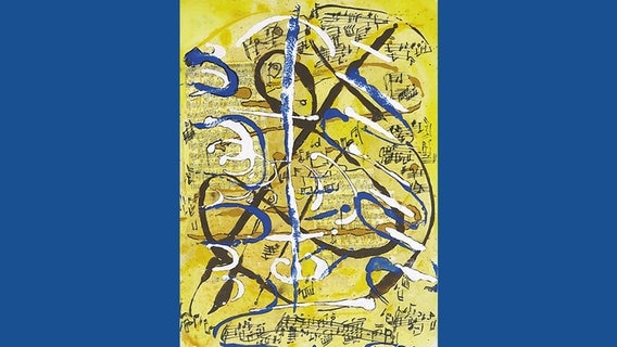 Der Musikbaum, 2001, 80x60cm, Acryl auf Leinwand © Joachim Kühn Foto: Jens Goethel