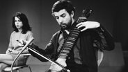 Karl Berger und im Hintegrund Becky Friend bei einem Konzert im damaligen Studio 10 des NDR. (1968) © NDR 