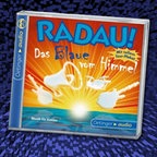 Das Cover der CD "Das Blaue vom Himmel" mit Kindermusik von der Band Radau. © Oetinger Audio Foto: Oetinger Audio