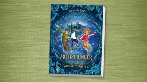 Cover des Kinderbuches "Bildspringer Der erste Fall der Van-Gogh-Agency" von Christina Wolff, erschienen im Verlag Woow Books. © Verlag Woow Books 