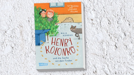 Cover des Kinderbuches "Henry Kolonko und die Sache mit dem Finden" von Maja Konrad, erschienen im Carlsen Verlag. © Carlsen Verlag 