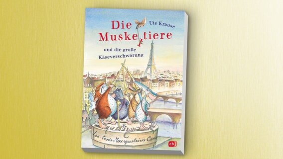 Cover des Kinderbuches "Die Muskeltiere und die große Käseverschwörung" von Ute Krause, erschienen im Verlag cbj. © Verlag cbj 