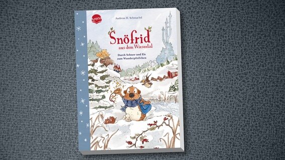 Cover des Kinderbuches "Snöfrid aus dem Wiesental - Durch Schnee und Eis zum Wunderpfeifchen" von Andreas H. Schmachtl, erschienen im Arena Verlag. © Arena Verlag 