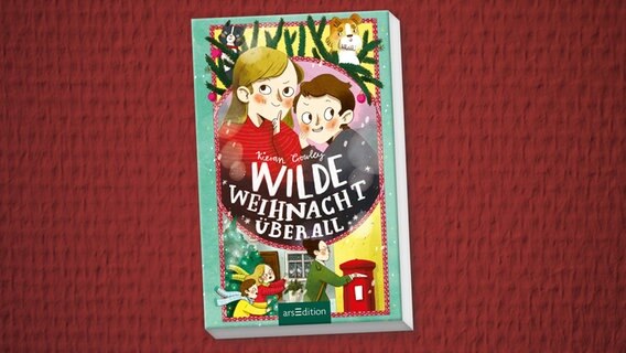 Cover des Kinderbuches "Wilde Weihnacht überall" von Kieran Crowley, erschienen im Verlag ars Edition. © Verlag ars Edition 