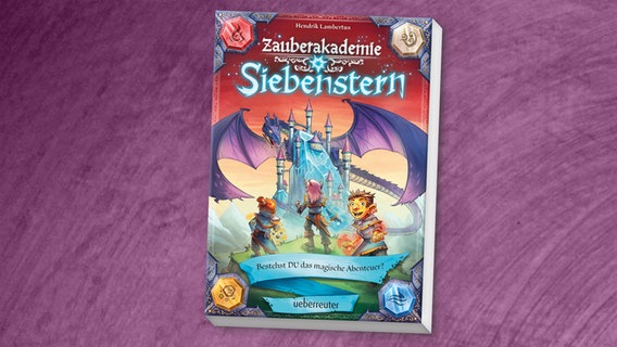 Cover des Kinderbuches "Zauberakademie Siebenstern - Bestehst Du das magische Abenteuer?" von Hendrik Lambertus, erschienen im Verlag Ueberreuter. © Verlag Ueberreuter 