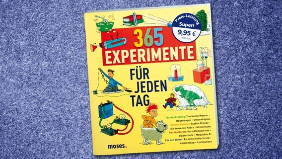 Cover des Buches "365 Experimente für jeden Tag" © Kosmos Verlag 