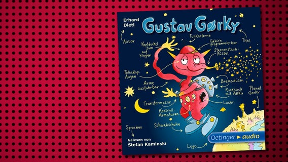Cover der Kinder-Hörspiel-CD "Gustav Gorky", erschienen bei Oetinger Audio © Oetinger Audio 