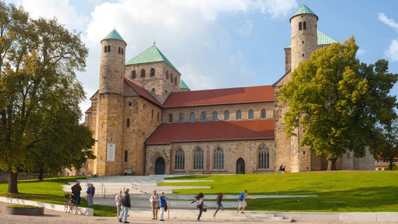 Die St. Michaelis Kirche in Hildesheim © Hildesheim Marketing Foto: Nina Weymann