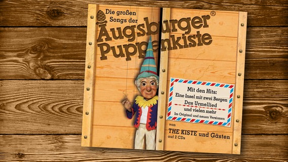 "Spitalgasse - Die großen Songs der Augsburger Puppenkiste" auf Doppel-CD bei Lübbe Audio. © Lübbe Audio / KIKO 