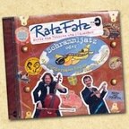 Das Cover der CD "Schrammljatz oder die wundersame Reise der Tante Hermine" mit Kindermusik von der Band RatzFatz. © Extraplatte Foto: Extraplatte