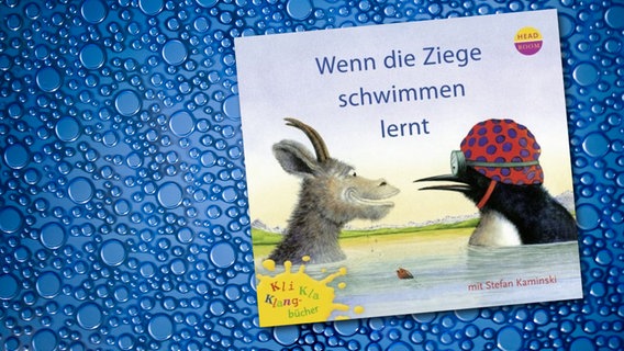 Cover der Kinder-Hörspiel-CD "Wenn die Ziege schwimmen lernt", erschienen im Verlag Headroom © Verlag Headroom 