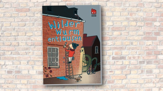 Cover des Kinderbuches "Wilder Wurm entlaufen" von Veronica Cossanteli, erschienen im Verlag Chicken House. © Verlag Chicken House 
