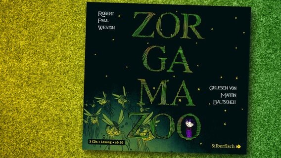 Cover des Kinderhörbuchs "Zorgamazoo" (Robert Paul Weston), erschienen im Verlag Silberfisch. © Silberfisch 