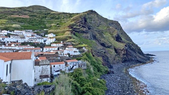 Das einzige Dorf auf der Insel Corvo der Azoren © NDR Foto: Oliver Neuroth