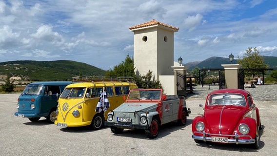 Der Käfer-Klub hat Ausfahrt auf der Inonischen Insel Kefalonia (Griechenland) © NDR Foto: Till Lehmann