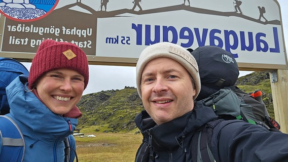Eindrücke vom Laugavegur - einem Wanderweg in Island © NDR Foto: Merle Schaack und Michael Richmann