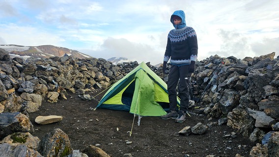 Eindrücke vom Laugavegur - einem Wanderweg in Island © NDR Foto: Merle Schaack und Michael Richmann