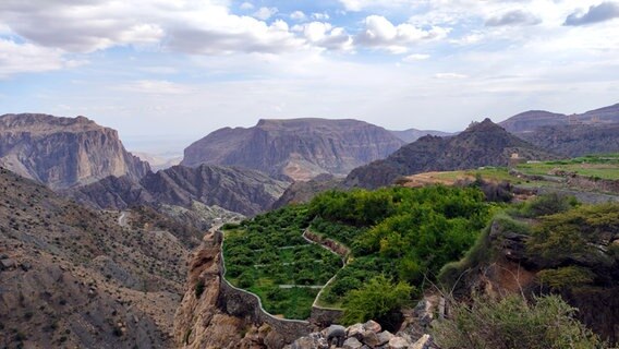 Gebirge im Oman © NDR Foto: Isa Hoffinger