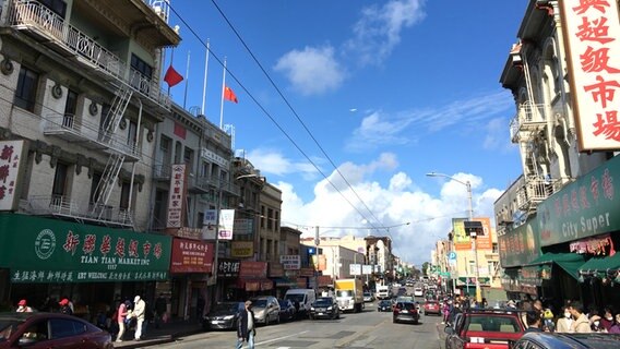 Chinatown in San Francisco - Hier lebt die chinesische Community der Metropole © NDR Foto: Ana Radić