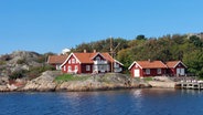 Häuser auf eine Schäreninsel am Kattegat in Schweden © NDR Foto: Ulrike Keding