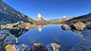 Das Matterhorn - gesehen vom Gornergrat © NDR Foto: Dennis Burk
