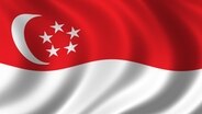 Flagge der Republik Singapur © fotolia.com Foto: Carsten Reisinger