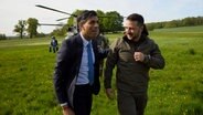 Der britische Premierminister Sunak empfängt den ukrainischen Präsident Selenskyj in Chequers, dem offiziellen Landsitz des britischen Premierministers. © IMAGO / ZUMA Wire 