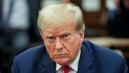 Donald Trump, ehemaliger Präsident der USA, im Gerichtssaal des New York Supreme Court © Mary Altaffer/POOL AP/dpa Foto: Mary Altaffer/POOL AP/dpa