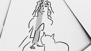 Eine Karikatur von Carole King © Ocke Bandixen 