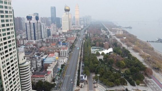 Stadtansicht von Wuhan. © NDR 