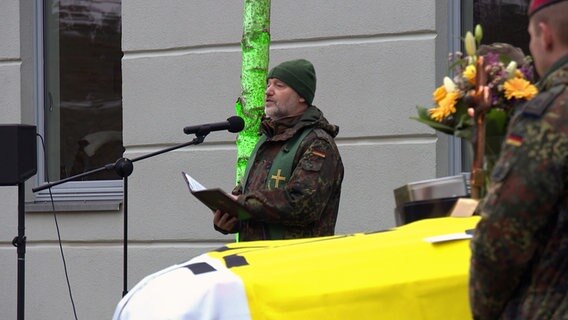Abschiedsgottesdient für Bundeswehr-Soldaten in Hagenow, die im Februar nach Litauen verlegen. © NDR Foto: NDR