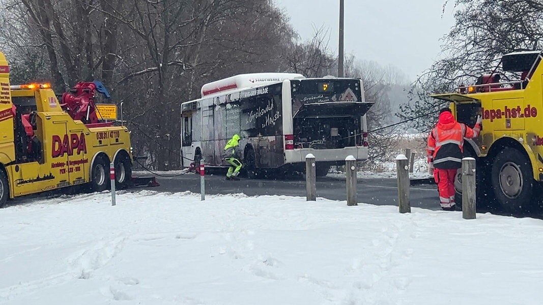 Schnee und Glätte in Mecklenurg-Vorpommern: Autofahrer kämpfen mit dem Winterwetter