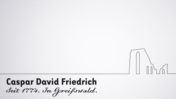 Das neue Logo soll den Status von Greifswald als Geburtsstadt von Caspar David Friedrich stärker herausheben. © Designbüro Progress4 Foto: Thomas Massow