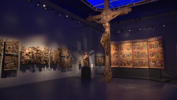 Ueckermünder Altar im Nationalmuseum Stettin.  