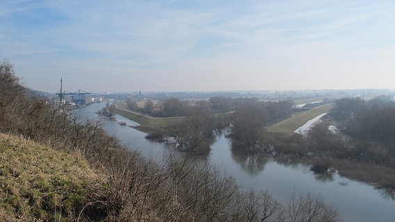 Blick von den Elbehängen bei Boizenburg © NDR.de Foto: Henning Strüber