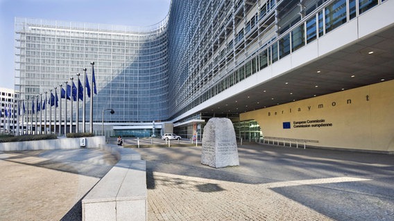 Verwaltungsgebäude der EU-Kommission in Brüssel. © imago/imagebroker 