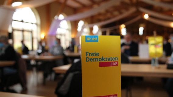 Der FDP-Landesparteitag in Ulrichshusen. © IMAGO 