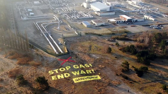 Greenpeace-Protestaktion in Lubmin © Greenpeace Foto: Greenpeace
