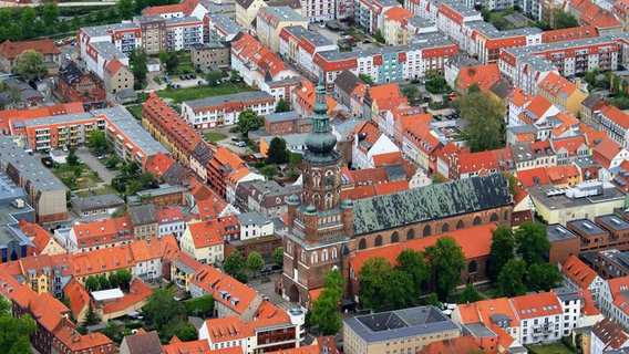Luftaufnahme von Greifswald  Foto: Andreas Günther aus Greifswald