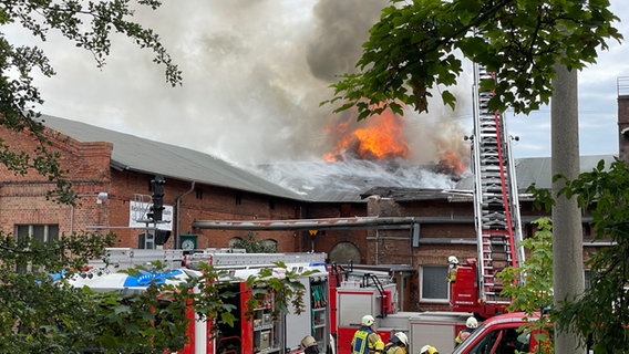 Brand am Schweriner Hauptbahnhof © Christoph Kümmritz Foto: Christoph Kümmritz