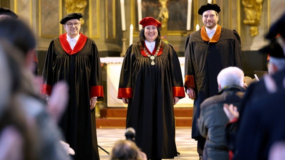 Feierliche Investitur von Rektorin Prommer © dpa-Bildfunk Foto: Bernd Wüstneck